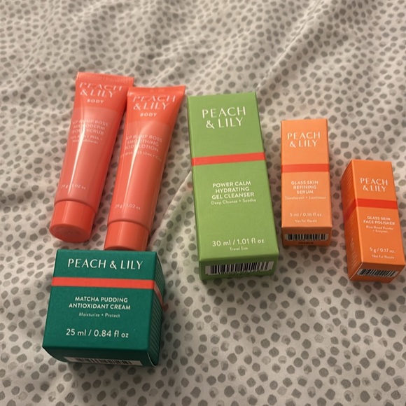 Peach & Lily Bundle Set of 6 Travel Size Items 🍑 - Picture 2 of 4